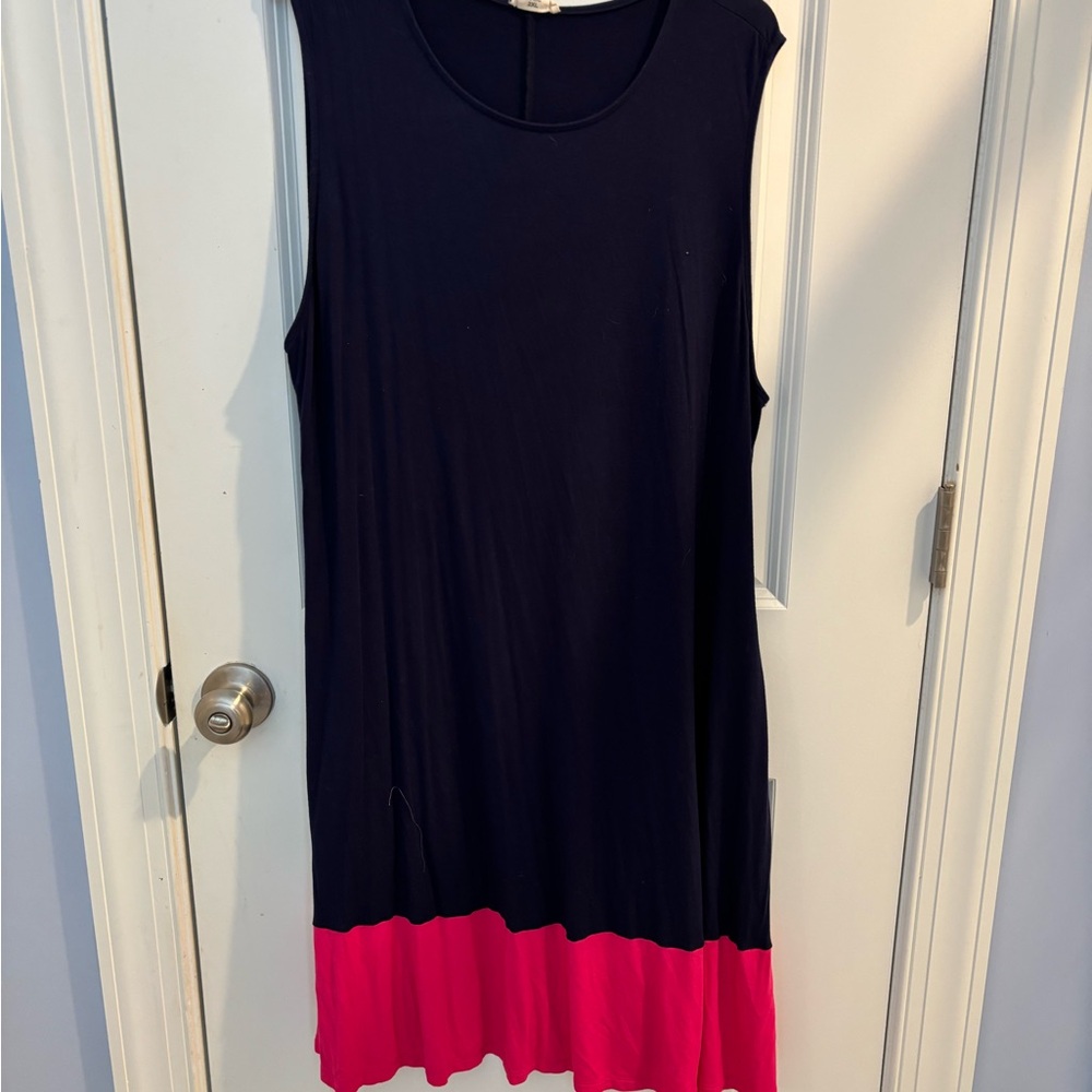 Yelete Navy Blue Sleeveless Top